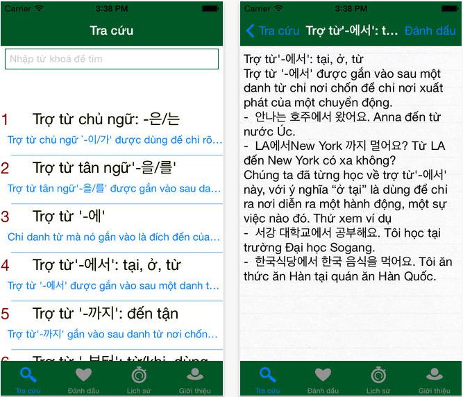 app học tiếng hàn cho iphone