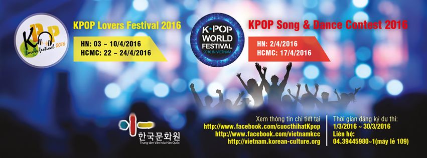 Thông báo cuộc thi hát tiếng Hàn 2016