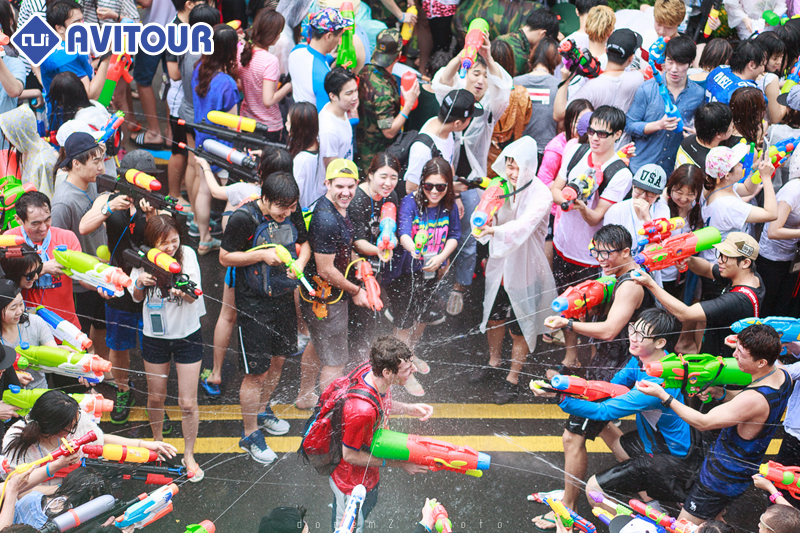 Lễ hội bắn súng nước tại Hàn Quốc